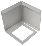 DURAL Pièce d'angle DURABAL BW aluminium anodisé argent 55mm 80mm