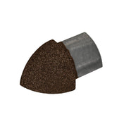 DURAL outside corner DURONDELL aluminium structured coated brown 10mm