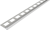 Quadratprofil LARGO CANTO Aluminium eloxiert silber 9mm 300cm