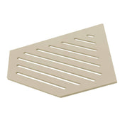 Tablette d'angle DURAL TI-SHELF LINE aluminium structuré sable