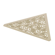 Tablette d'angle DURAL TI-SHELF PENTA aluminium structuré sable