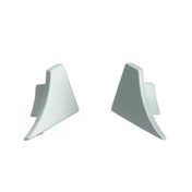 DURAL Embout gauche T-COVE Métal moulé sous pression laqué époxy blanc 12mm