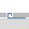 Abschlussprofil SQUARELINE Edelstahl (V2A/304) hochglanzpoliert mit Schutzfolie 10mm 250cm