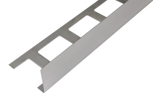 Profilé angulaire de balcon DURAL DURABAL BW acier inoxydable (V2A/304) argenté naturel 55mm 300cm