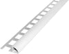 TEGEL EXPERT 24 kwartcirkelprofiel RONDI RO PVC wit 12,5mm 250cm