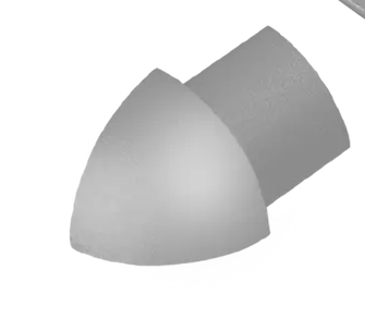Angle intérieur DURAL DURONDELL aluminium revêtu par poudre gris béton RAL 0006500 8mm