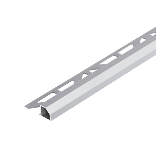 Profilé de finition DURAL DURAPLUS DIAMOND aluminium anodisé argent 9mm 250cm