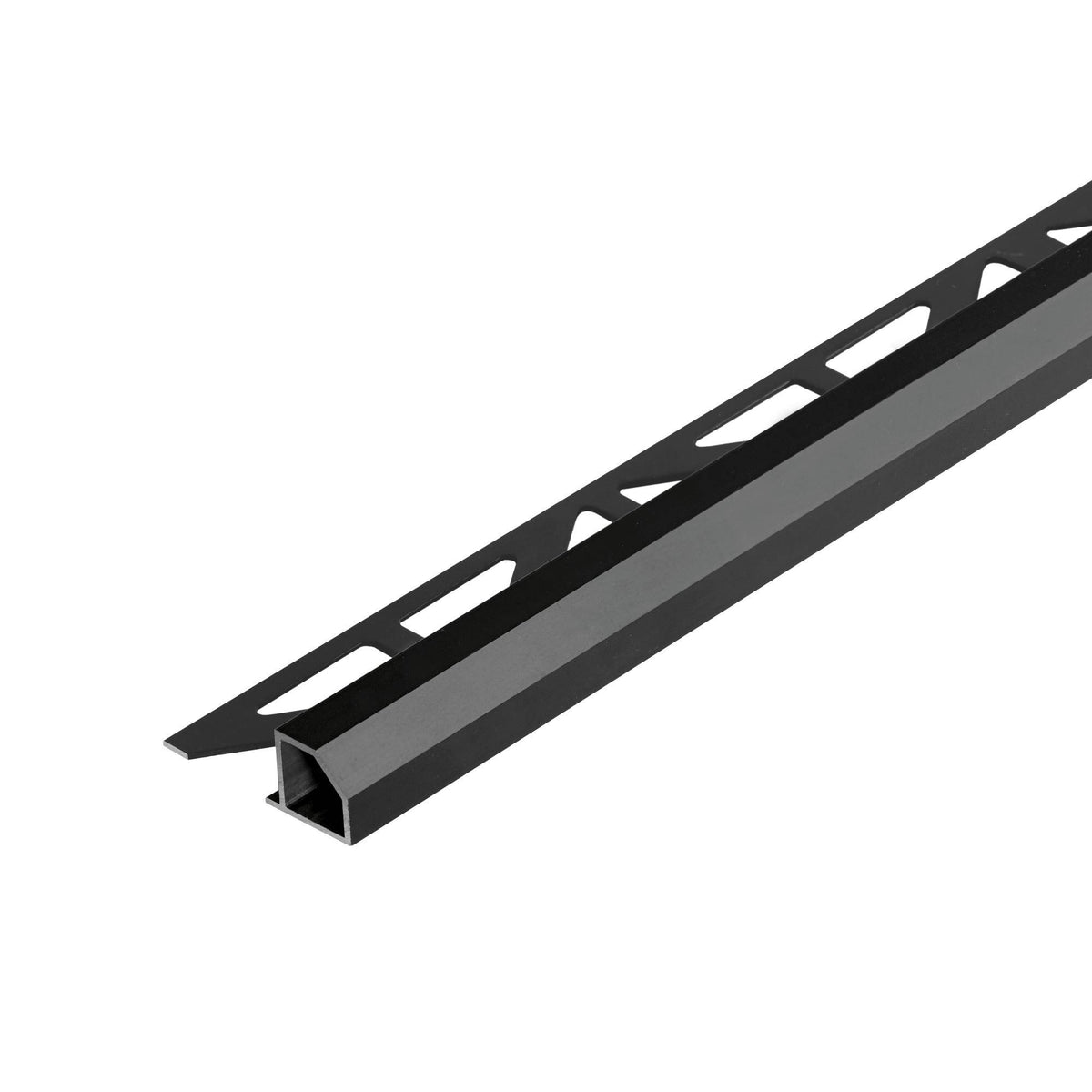 DURAL eindprofiel DURAPLUS DIAMOND aluminium gepoedercoat zwart mat 9mm 250cm