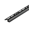 Abschlussprofil DURAPLUS DIAMOND Aluminium pulverbeschichtet schwarz matt 9mm 300cm