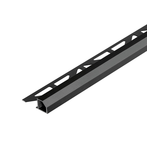 Abschlussprofil DURAPLUS DIAMOND Aluminium pulverbeschichtet schwarz matt 11mm 300cm