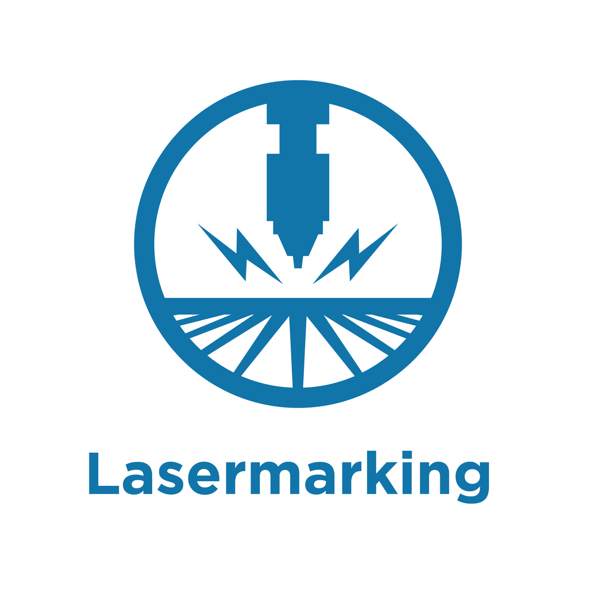 Blue Laser Marking Icon - Custom Engraving Service Symbol | Benchmade Knife Co.