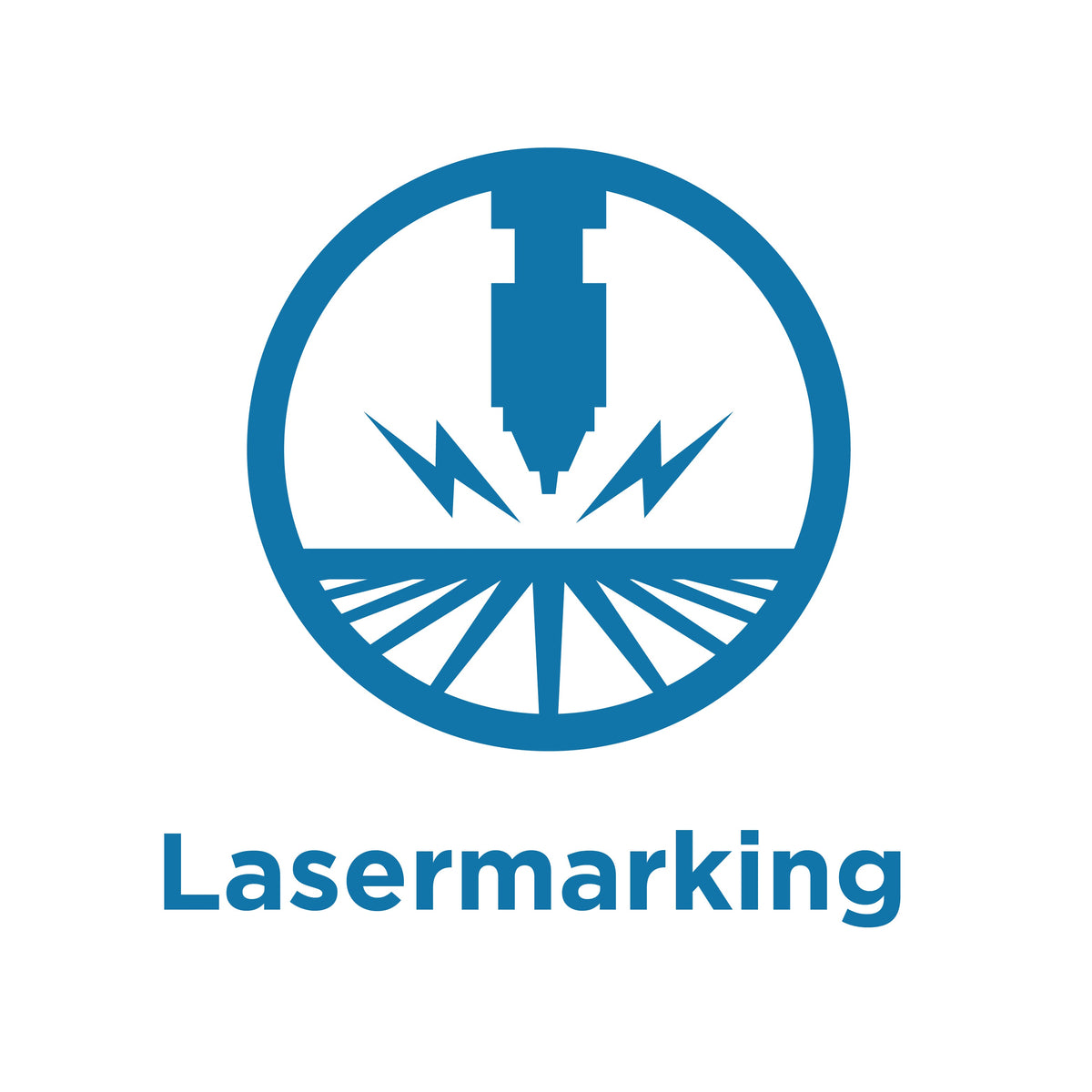 Blue Laser Engraving Service Icon - Custom Text Marking | Benchmade Knife Co.