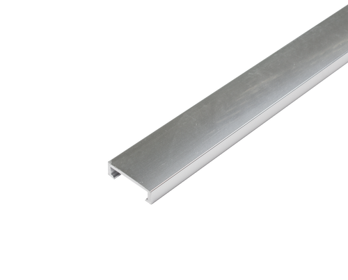 Listelliprofil DURALIS Aluminium hochglanzeloxiert silber 8mm 250cm