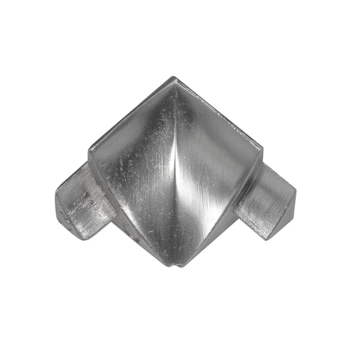 Innenecke T-COVE Metalldruckguss hochglanzeloxiert silber 22mm