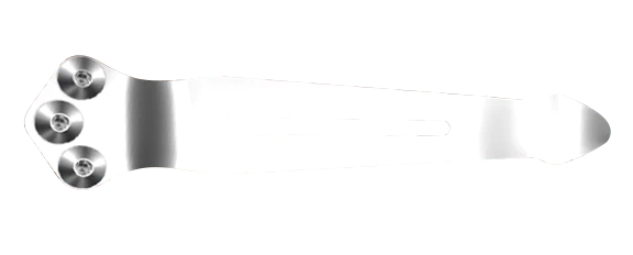 Satin Steel 3-Hole Modified Knife Clip - Deep Carry | Benchmade Knife Co.