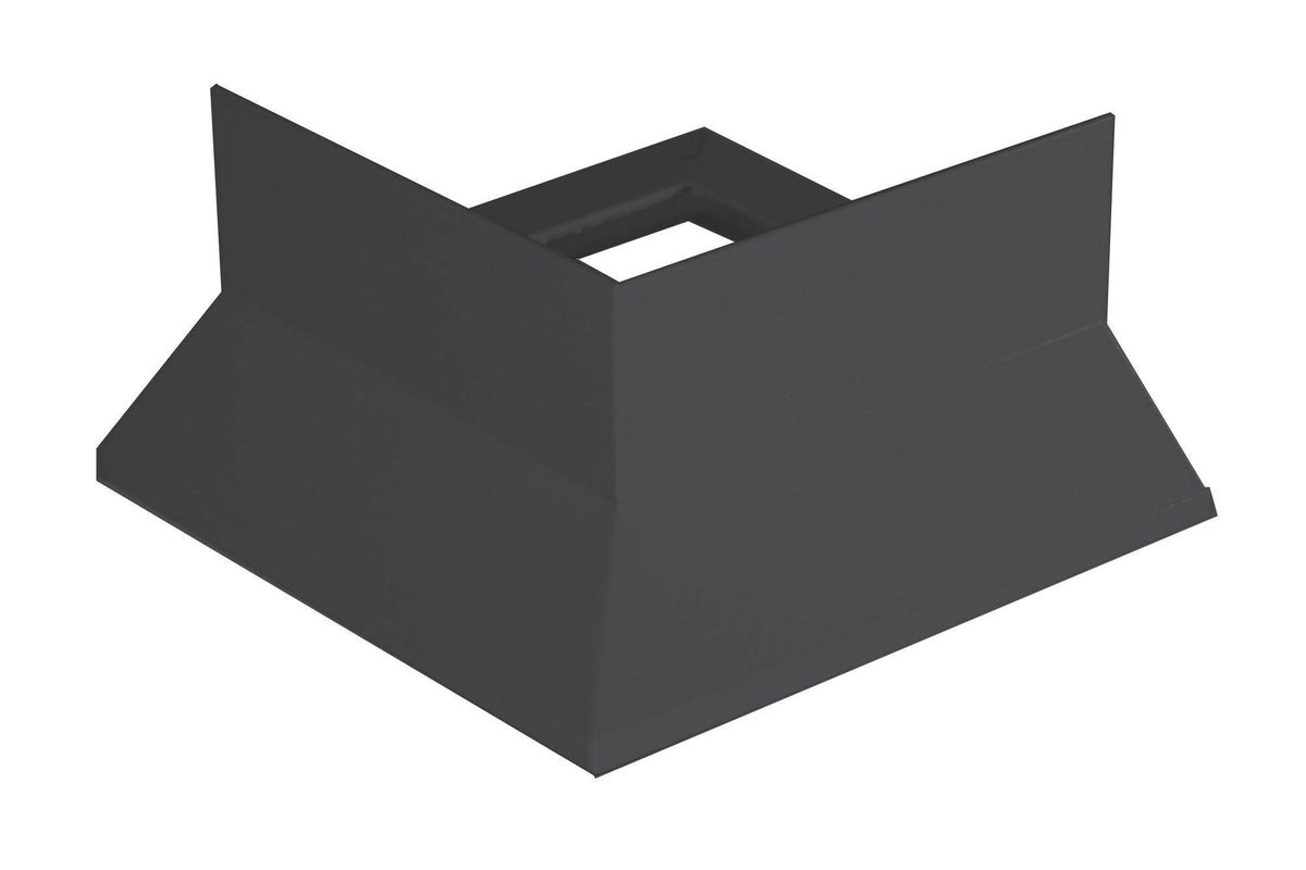 Pièce d'angle DURAL DURABAL BL aluminium thermolaqué anthracite RAL 7016 95mm 125mm