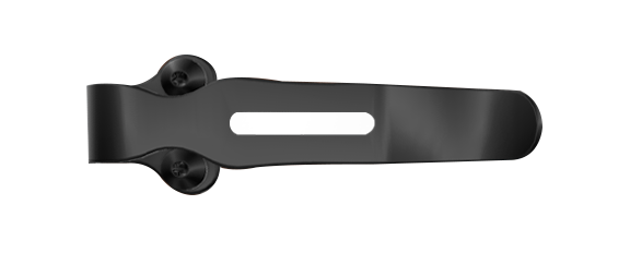 Black 3-Hole Standard Pocket Clip - Side View | Benchmade Knife Co.