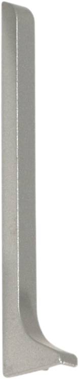 DURAL end cap left CONSTRUCT METALL aluminium silver fine grinding 60mm