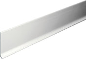 DURAL plint CONSTRUCT METAL aluminium geanodiseerd zilver 100mm 250cm