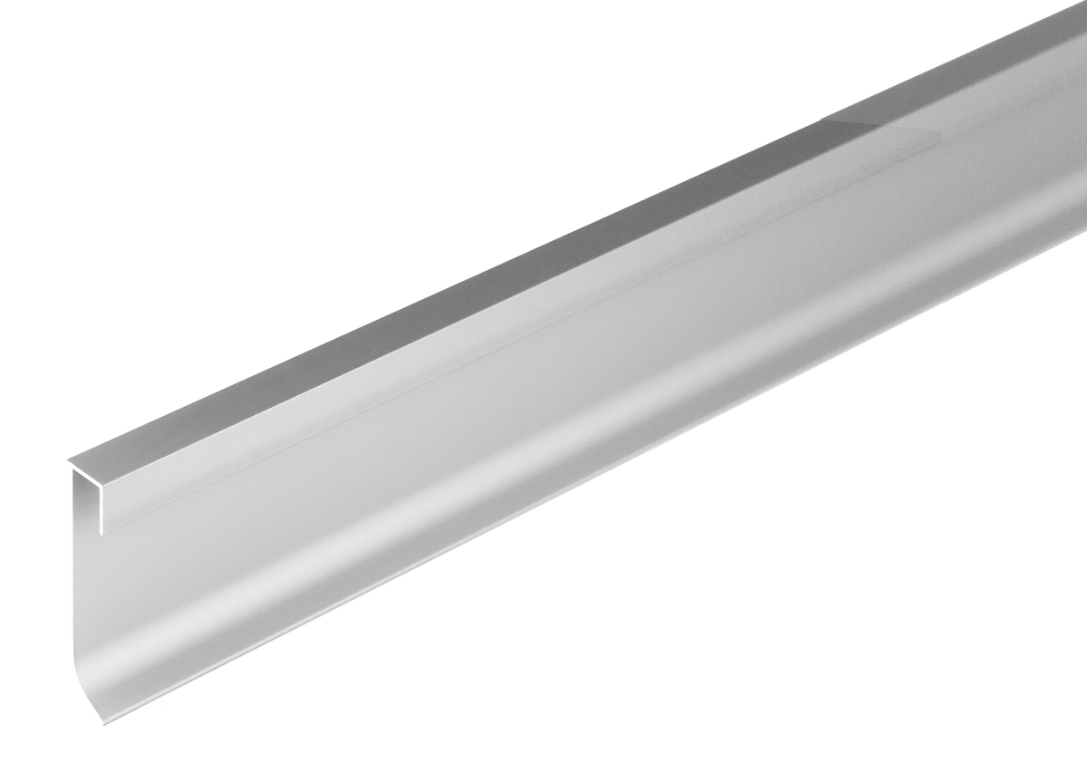 DURAL Illuminated skirting board CONSTRUCT LED aluminium anodised silver 60mm 250cm