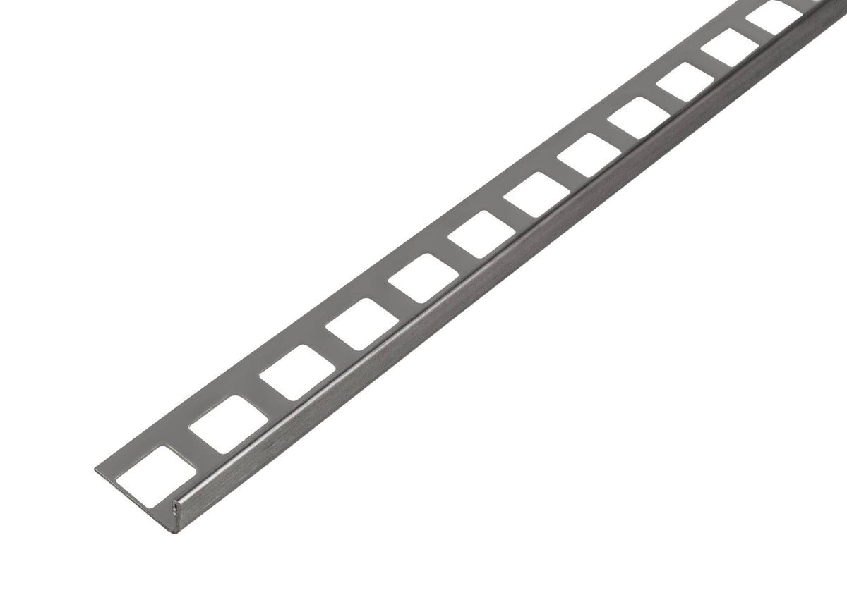 FLIESENEXPERT 24 angle profile CLASSIC stainless steel (V2A/304) brushed 10mm 300cm