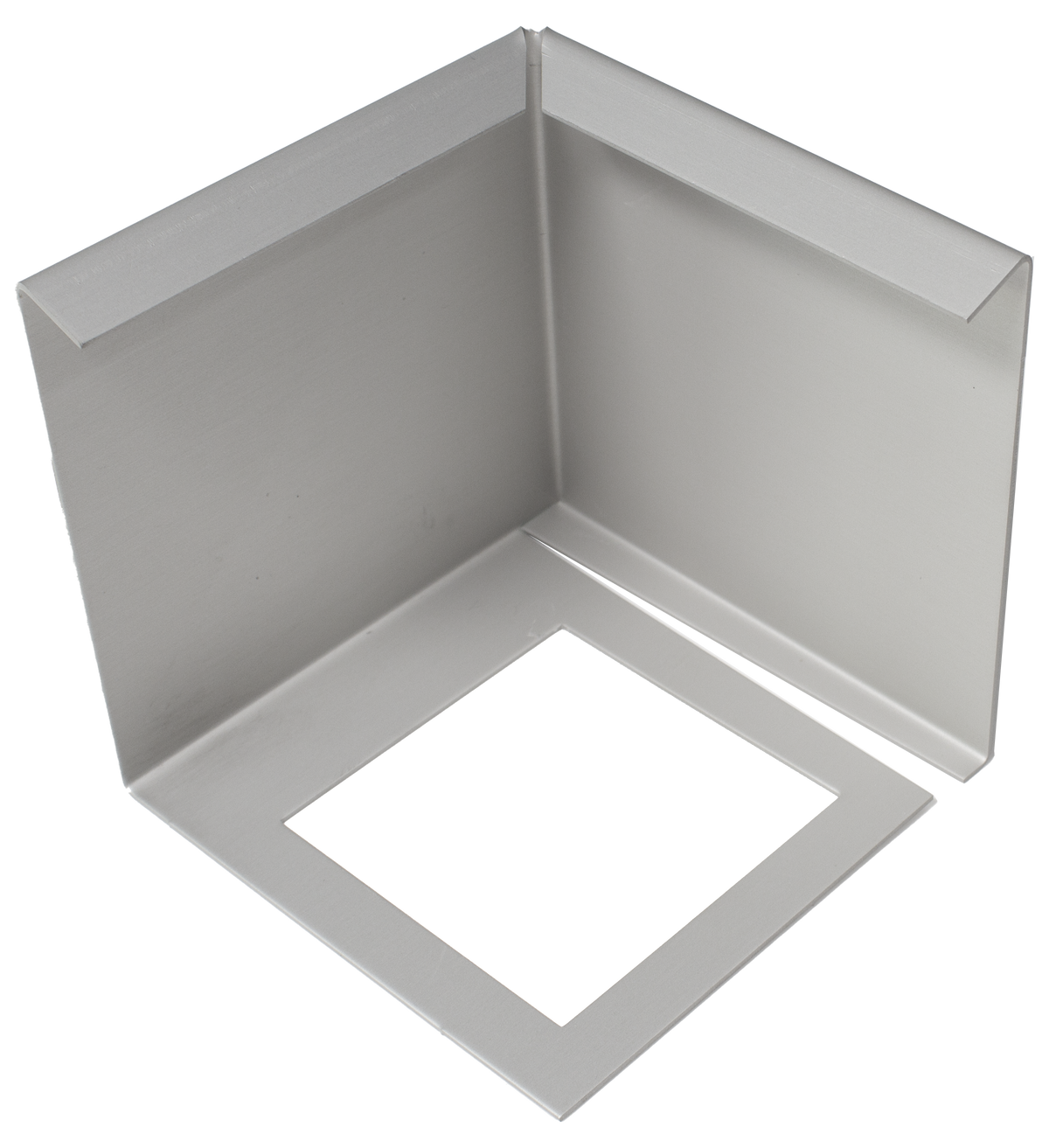 Eckstück DURABAL BW Aluminium eloxiert silber 95mm 80mm