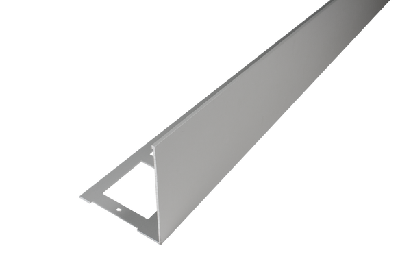 DURAL balcony angle profile DURABAL BW aluminum anodized silver 75mm 300cm