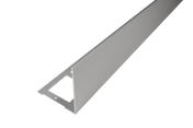 DURAL balcony angle profile DURABAL BW aluminum anodized silver 75mm 300cm