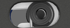 Black AXIS Lock Mechanism - 3D Render View | Benchmade Knife Co.