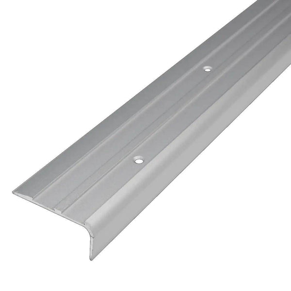 DURAL Profilé pour marches d'escalier pour 2 x garniture 13 mm TREDSAFE PVC argenté anodisé 24mm 250cm