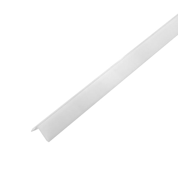 Abdeckung LED-PROFIL ABDECKUNG Aluminium weiß transluzent 10,5mm 250cm