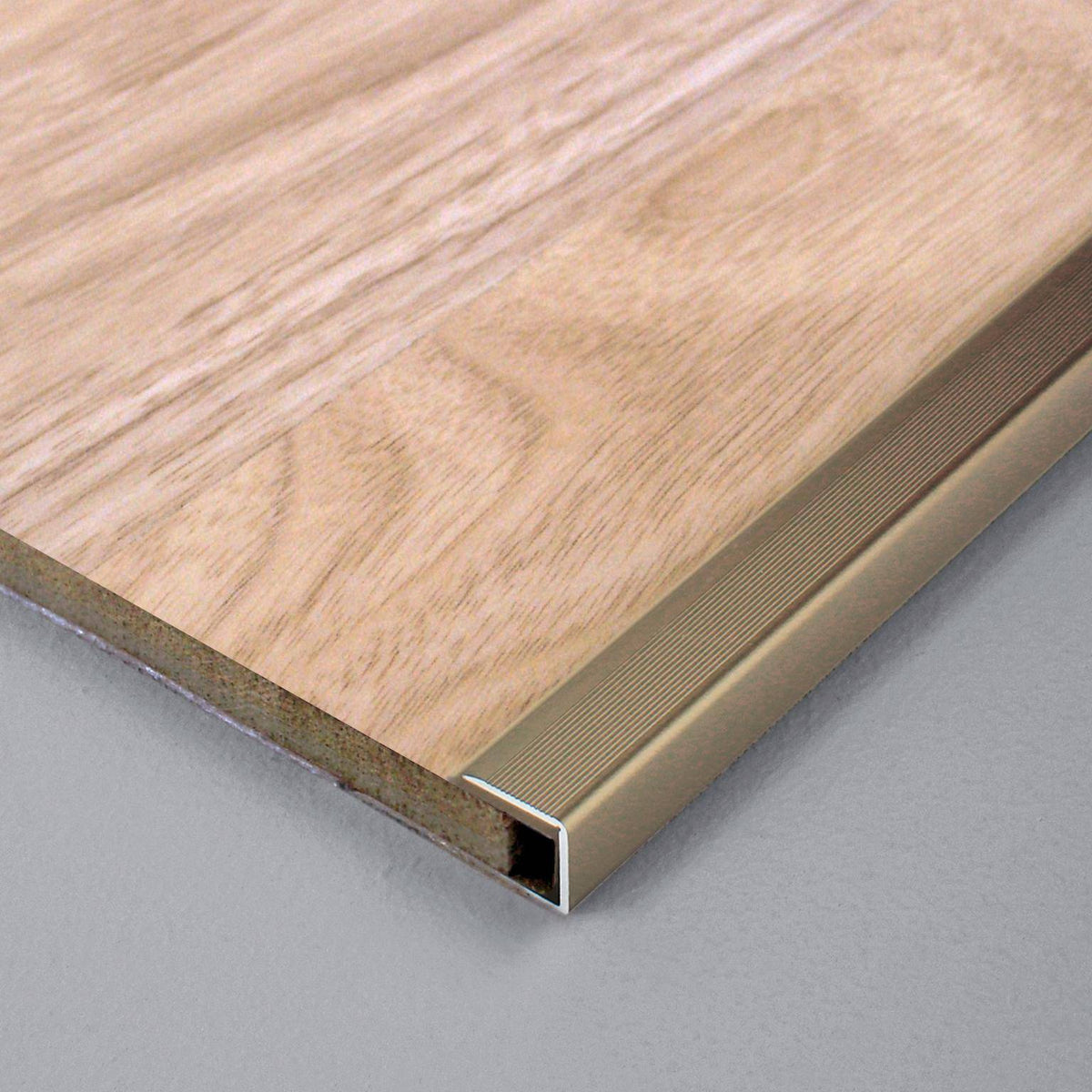 DURAL Profilé d'encadrement ADAPT Aluminium anodisé titane 8mm 270cm