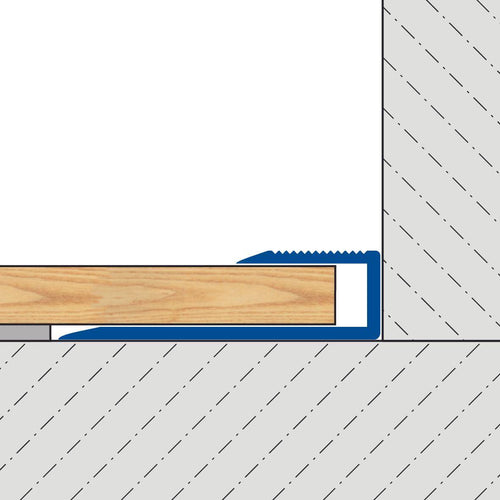 DURAL Profilé d'encadrement ADAPT aluminium anodisé argent 14mm 270cm