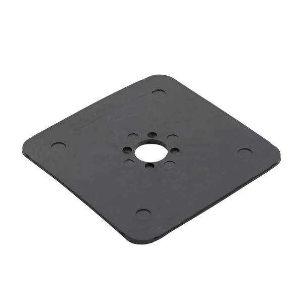 Support de plaque/plaque d'égalisation DURAL ACCESSOIRES DE POSE Caoutchouc noir 2mm 100mm