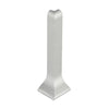 Angle extérieur DURAL CONSTRUCT METAL métal coulé sous pression anodisé argent 60mm