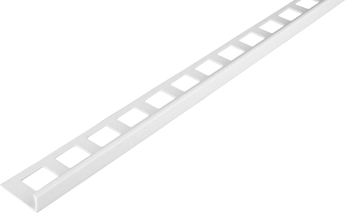 FLIESENEXPERT 24 Cornière CLASSIC PVC blanc 10mm 300cm