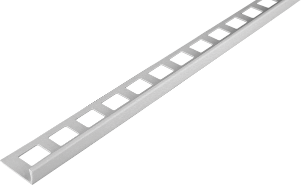 Winkelprofil CLASSIC PVC silbergrau 10mm 250cm