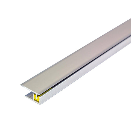 Wandanschlussprofil CLIPPER BORDER Aluminium eloxiert titan 45457mm 100cm