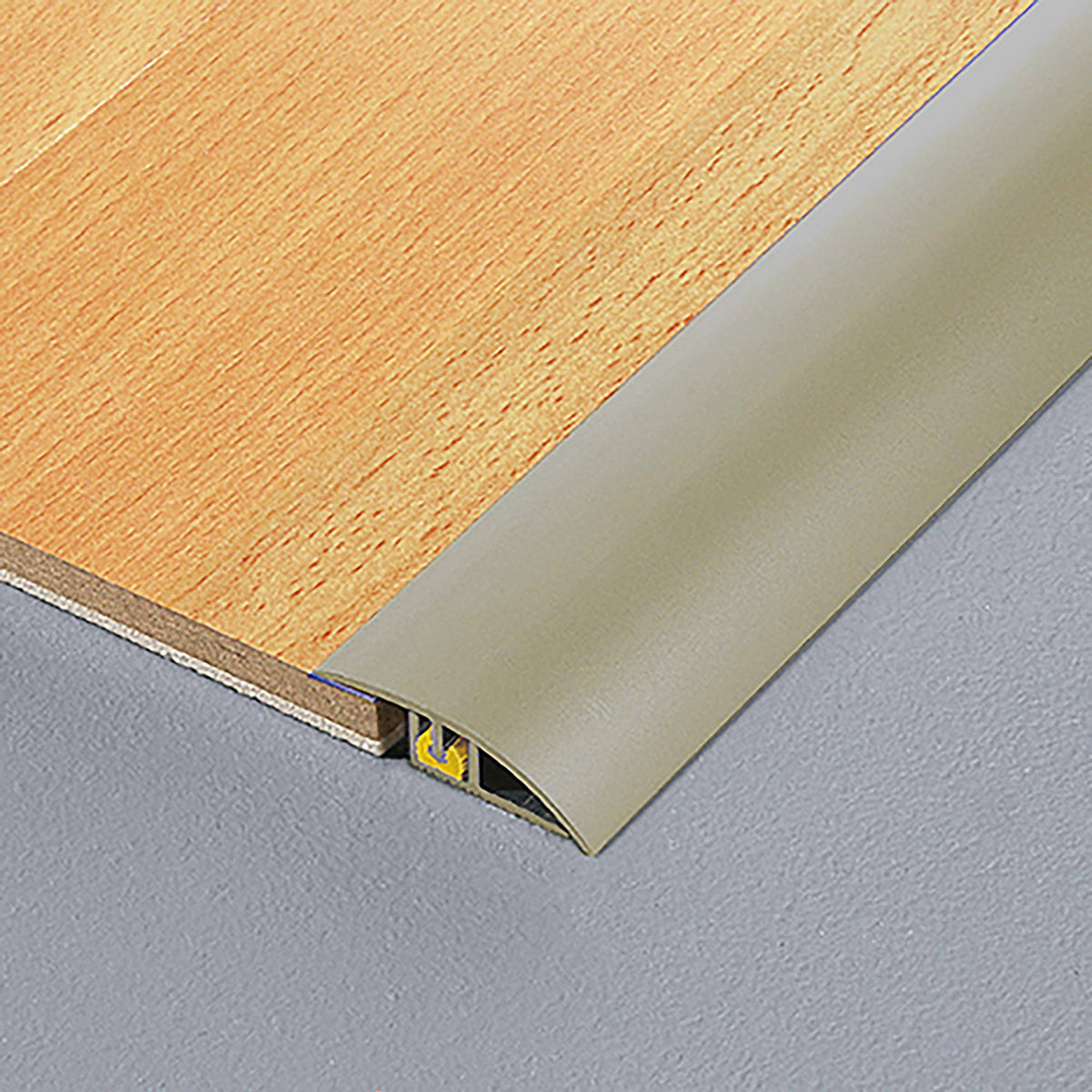 Profil d'adaptation DURAL CLIPPER FINISH aluminium anodisé titane 45451mm 270cm