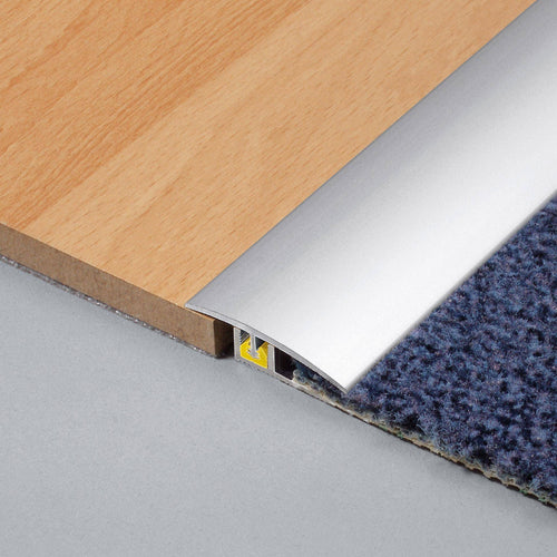 DURAL overgangsprofiel CLIPPER TRANSITION aluminium geanodiseerd zilver 45456mm 100cm