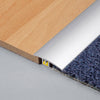 DURAL transition profile CLIPPER TRANSITION aluminum anodized silver 45456mm 270cm