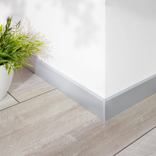Angle intérieur et extérieur DURAL CONSTRUCT SQUARE PVC argent anodisé 60mm