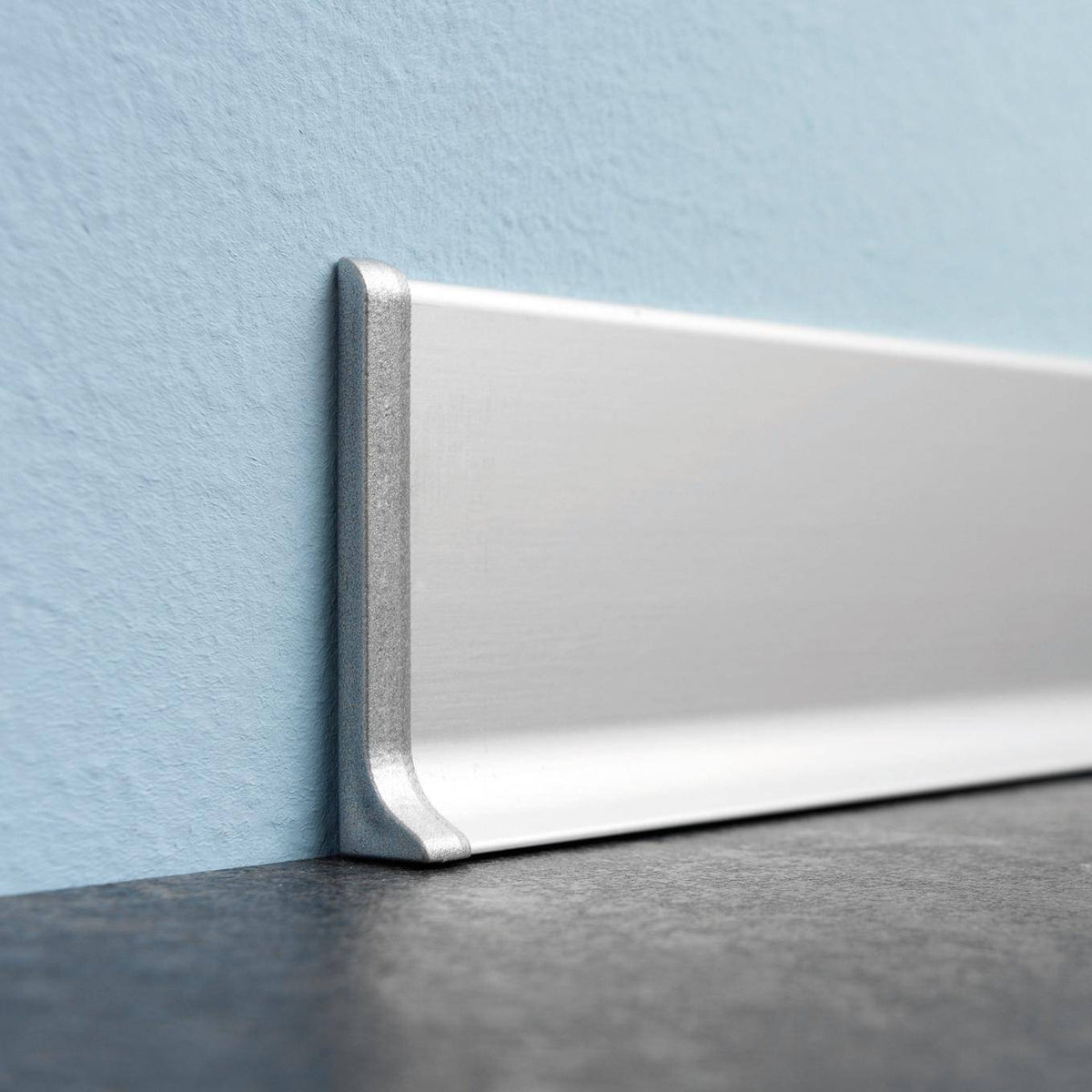 Embout DURAL gauche CONSTRUCT METAL aluminium argent 100mm