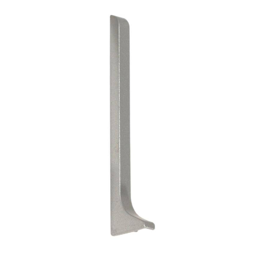 Embout DURAL gauche CONSTRUCT METAL aluminium argent 100mm