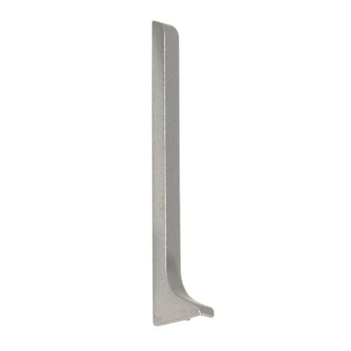 Endkappe links CONSTRUCT METALL Aluminium silber 80mm