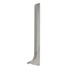 Embout DURAL droit CONSTRUCT METAL aluminium argent 80mm