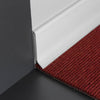 Kernsockelleiste mit flexibler Lippe CONSTRUCT SOLID CORE PVC/HDF weiß 60mm 255cm