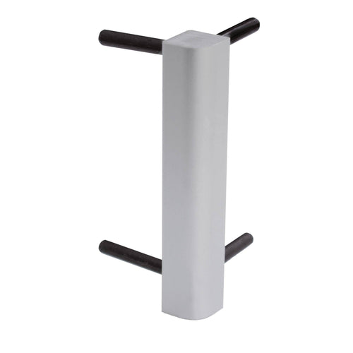 Angle intérieur et extérieur DURAL CONSTRUCT SQUARE PVC argent anodisé 60mm