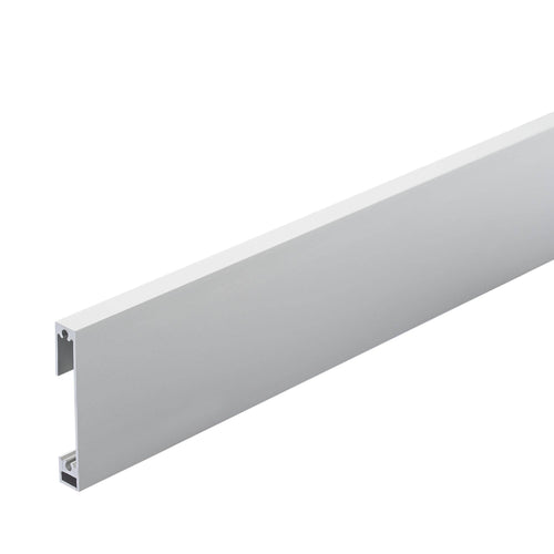Plinthe DURAL CONSTRUCT SQUARE aluminium anodisé argent 250cm
