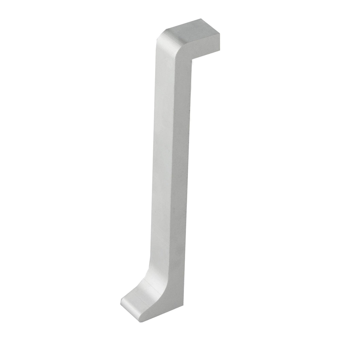 Endkappe rechts CONSTRUCT RENO Aluminium eloxiert silber 80mm